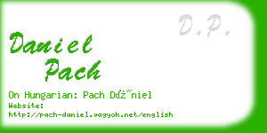 daniel pach business card